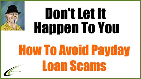 Payday Loan Consolidation Company Scams